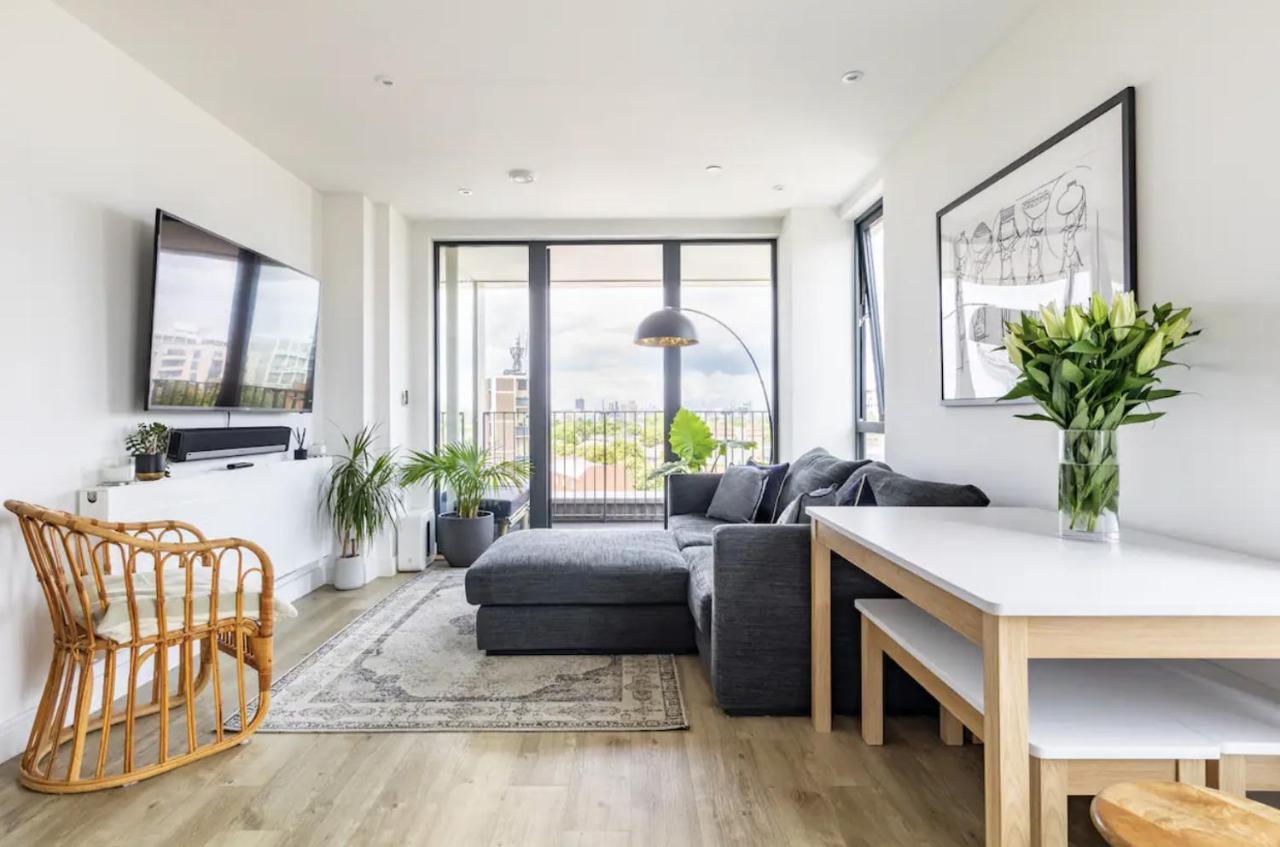 Modern 1 Bed L City Views L Work Space 런던 외부 사진