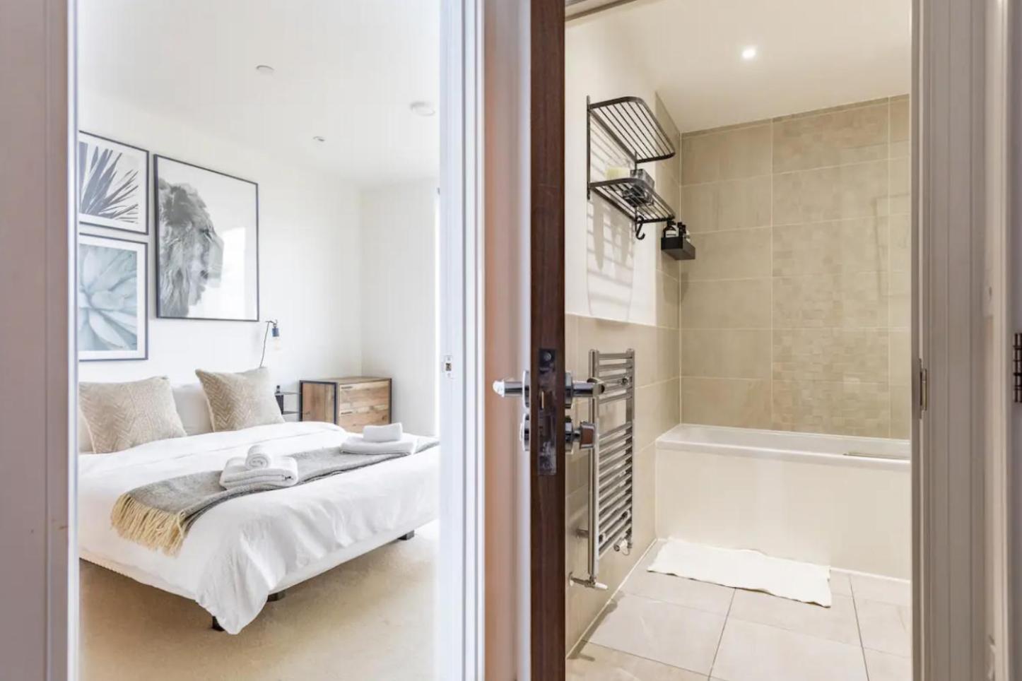 Modern 1 Bed L City Views L Work Space 런던 외부 사진